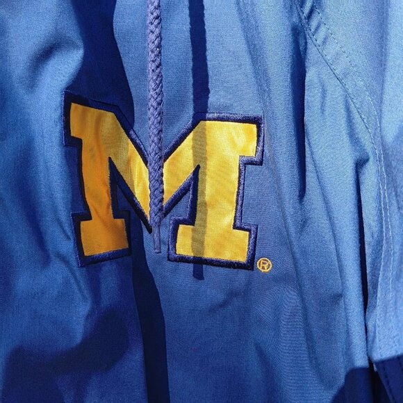 Vtg Fans Gear Michigan Embroidered Down Thick Winter Jacket Men's XL NCAA - Picture 3 of 11
